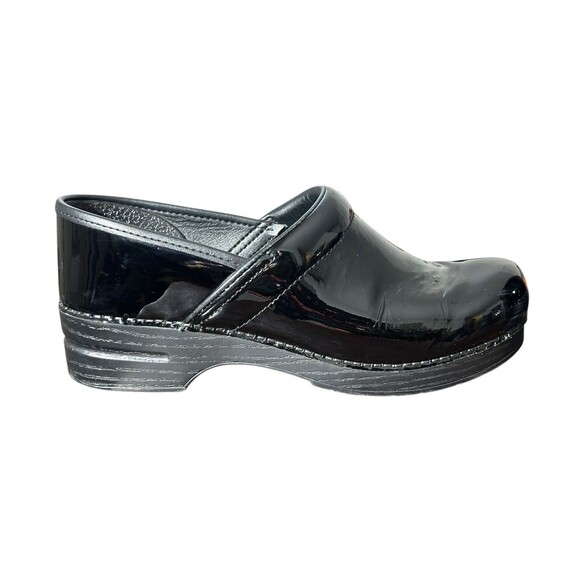 Dansko Professional Unisex Clogs Black Patent Leather Work Shiny EU Sz 43 Nurse - Picture 9 of 14